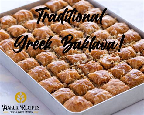 Traditional Greek Baklava! – Baker Recipes