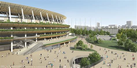 Gallery of Kengo Kuma’s Tokyo 2020 Olympic Stadium Begins Construction - 4