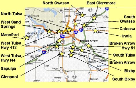 Tulsa Metro Map - ToursMaps.com