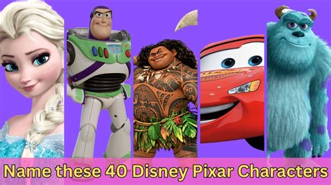 Disney Pixar Trivia Quiz - 40 Questions | Name the Character | Quiz ...