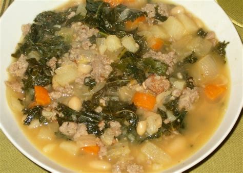 Broccoli Rabe & Sausage Soup with Cannellini Bean | This is Italy