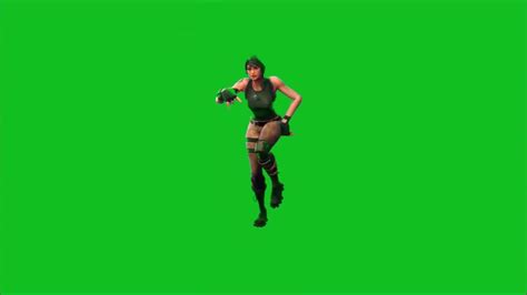 FREE FORTNITE DEFAULT DANCE GREENSCREEN - YouTube