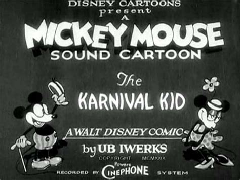 The Karnival Kid (1929) - Mickey Mouse Theatrical Cartoon Series