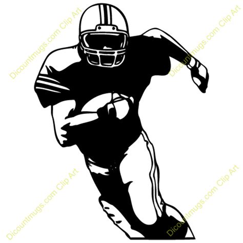 Download High Quality football player clipart running back Transparent ...