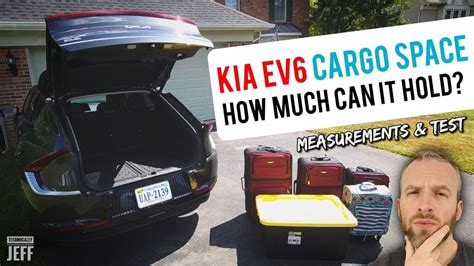 Kia EV6 Cargo Space Measurements and Luggage Test - How Much Can It Hold? - YouTube