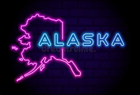 Alaska on a brick wall stock vector. Illustration of background - 100634596