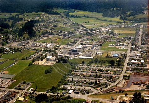 The Old Photo Guy | Fortuna California | Fortuna Aerial looking toward Rohnerville Road