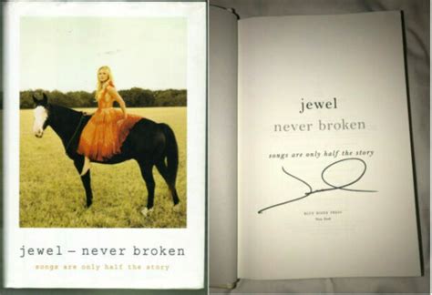 Never Broken by JEWEL Signed 1st Edition for sale online | eBay