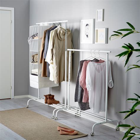 RIGGA white, Clothes rack - IKEA