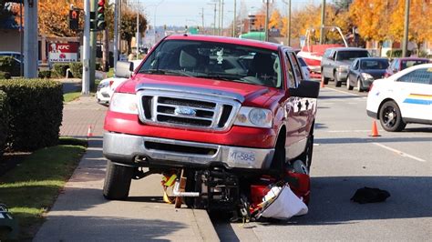 Person using mobility scooter seriously injured in collision with truck in Surrey | CTV News