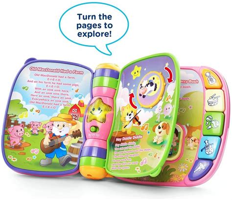 VTech Musical Rhymes Book Pink - Learning Systems