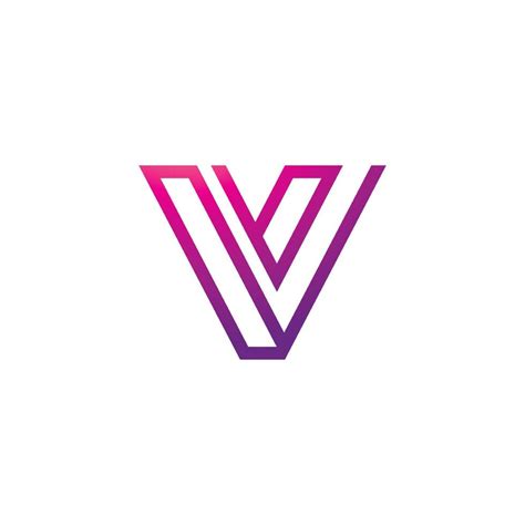 V Line Logo Design and template. Creative X icon initials Line Letters ...