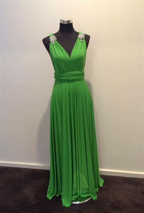 Avocado Green Convertible/Multi-Way Dress – S.i.S Bridal & Fashion