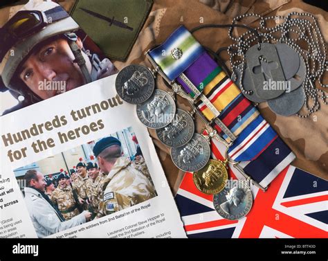 British military medals hi-res stock photography and images - Alamy