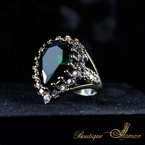 Sultana Huyam Ring by Boutique Ottoman - خاتم هويام