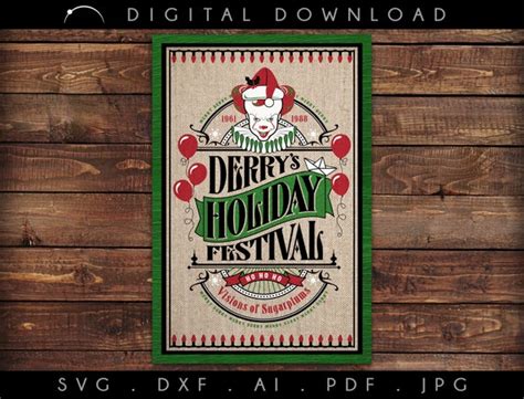 Christmas in Derry Circus & Funfair Poster for Digital | Etsy