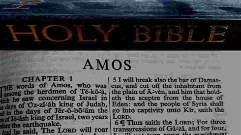 Book of Amos; Message And Theology With Its Background – christiankura.com