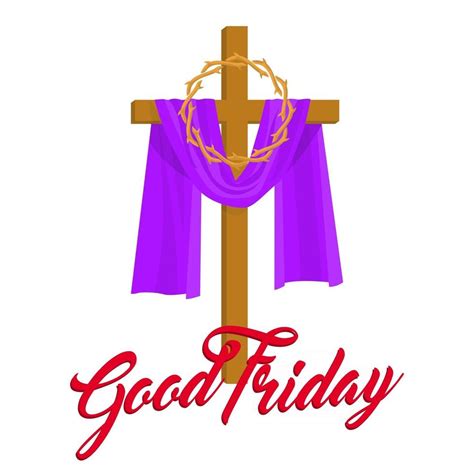 Good Friday cross concept 2896734 Vector Art at Vecteezy