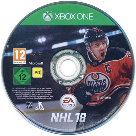 NHL 18 cover or packaging material - MobyGames