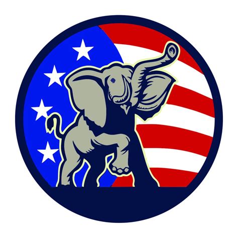 Republican Party Emblem Decal / Bumper Sticker – The Civil Right