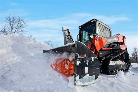 Skid Steer Snow Blower Attachment | Industrial Snow Blower | Skid Pro