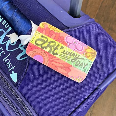 Easy DIY Luggage Tags - 100 Directions