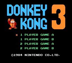 Donkey Kong 3 NES