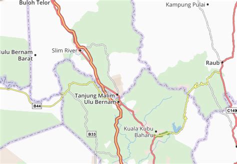 MICHELIN Tanjung Malim map - ViaMichelin