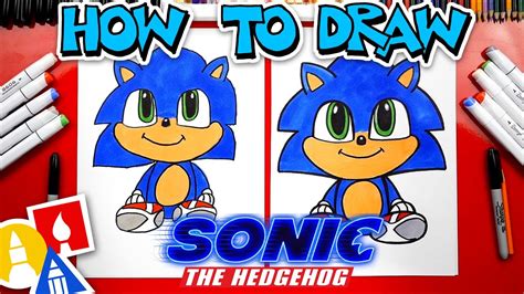 How To Draw Baby Sonic From Sonic The Hedgehog Movie #01