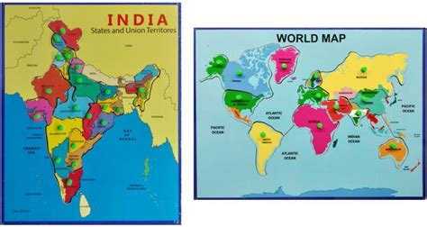 Wooden Puzzles Toddlers India States Of India Map Puz - vrogue.co