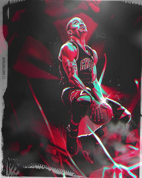 Derrick Rose Bulls NBA Wallpaper / Poster by skythlee on DeviantArt