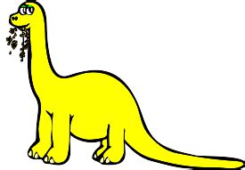 Yellow Cartoon Dinosaur Clip Art at Clker.com - vector clip art online ...