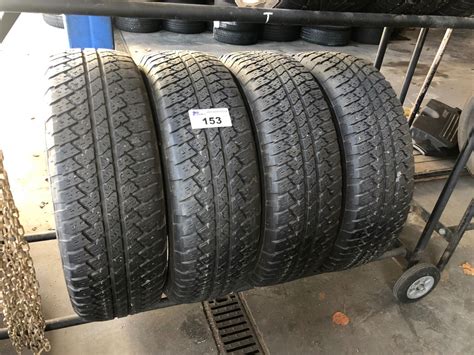 SET OF 4 BRIDGESTONE 255/70R16 M+S TIRES