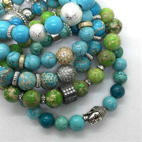 Turquoise Beads Bracelet, December Birthstone, Turquoise jewelry, Southwestern Jewelry, Boho ...