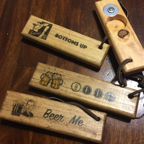 Hand Held Wooden Bottle Opener (Stubby) | Wood bottle opener, Wooden bottle opener, Diy bottle ...