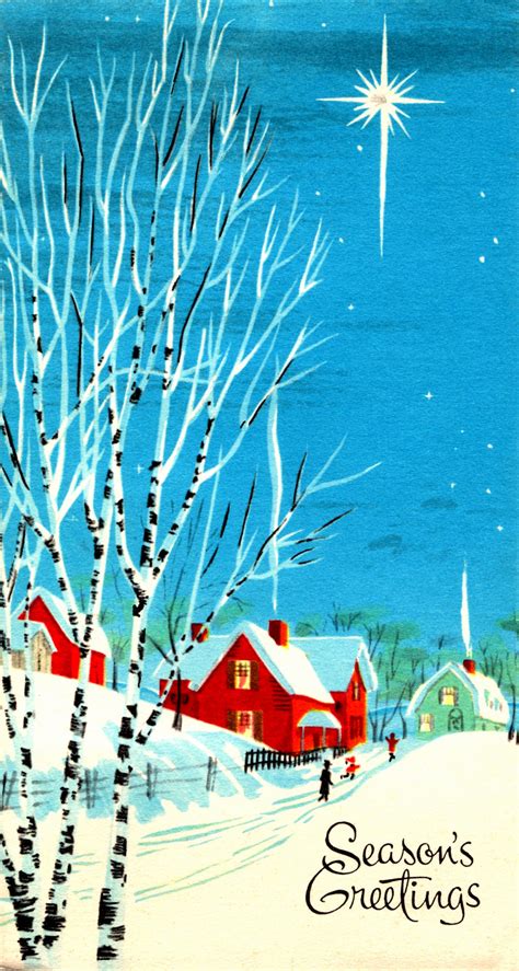 A Collection of 20 Stunning Vintage-Inspired Christmas Cards ~ vintage ...