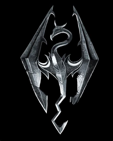 Skyrim Logo Wallpaper - WallpaperSafari