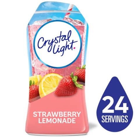 Crystal Light Zero Sugar Strawberry Lemonade Water Enhancer Bottle, 1.62 oz - Fry’s Food Stores