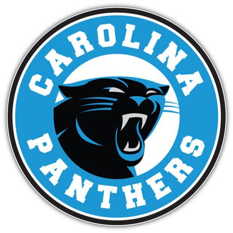 Carolina Panthers Logo Combo NFL Bumper Sticker Car Decal "SIZES" | eBay