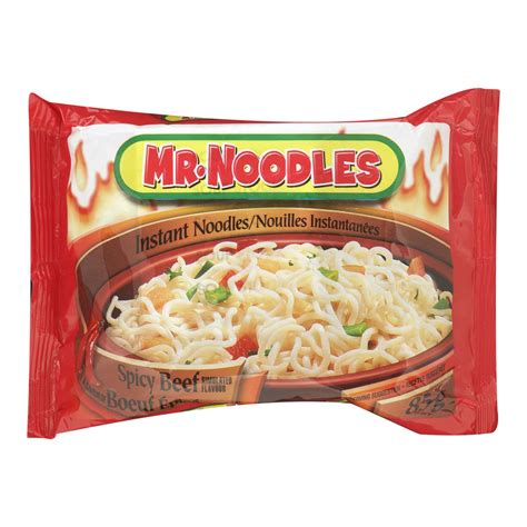 Mr. Noodles - Spicy Beef Flavour Instant Noodles Package Stong's Market