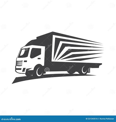 Delivery Truck Logo , Truck Logo Vector Stock Illustration - Illustration of fast, lorry: 221343516