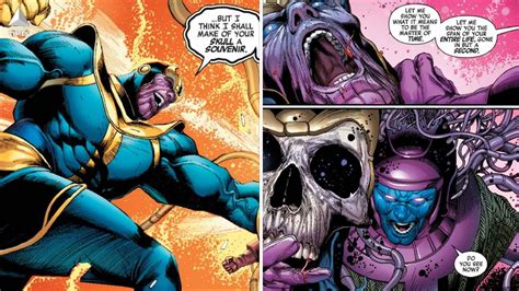 Thanos Kills Avengers Comic