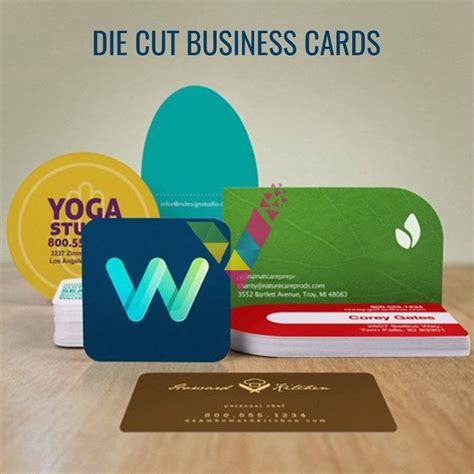 Die Cut Business Cards | Die Cut Business Card Printing