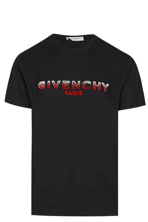 GIVENCHY Givenchy Textured Logo Printed T-shirt - T-Shirts from Circle Fashion UK