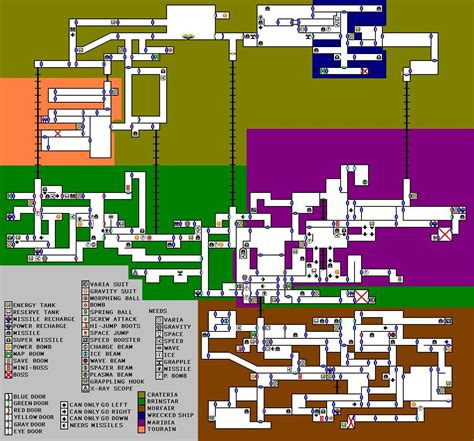 Super Metroid Map | Metroid map, Map, Metroid