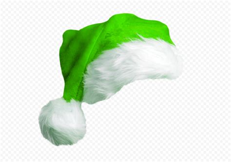 HD Cute Real Green Christmas Santa Claus Hat PNG | Citypng