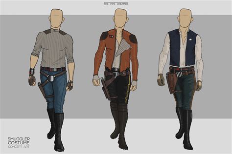 Few smuggler costume designs. Which one's your favourite? : r/StarWars