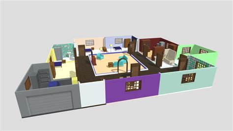 3D Low Poly House - 3D model by Olívia Teixeira (@oliviateixeiracs) [a3082eb] - Sketchfab