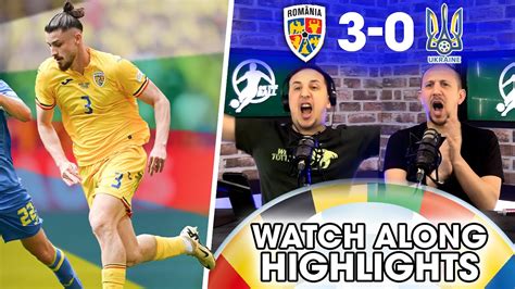 DRAGUSIN MASTERCLASS!!! Romania 3-0 Ukraine [WATCHALONG HIGHLIGHTS] - YouTube