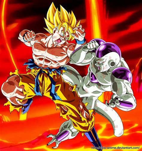 Goku Vs Frieza by Ezio-anime on DeviantArt